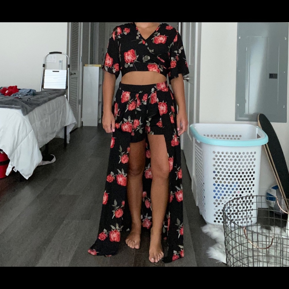 Floral Two Piece Set